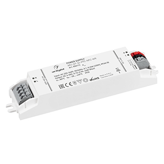Блок питания ARJ-SP-36-PFC-NFC-WR (36W, 3-50V, 0.15-0.9A) (Arlight, IP20 Пластик) | Arlight 050112