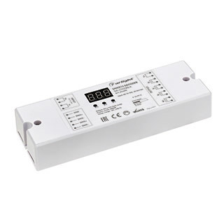 Декодер DMX SR-2102BEA (12-24V, 384-768W, 4CH) (Arlight, IP20 Пластик) | Arlight 014674