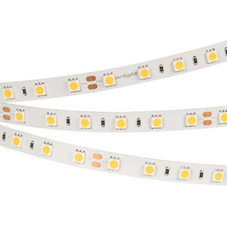 Лента RT 2-5000 24V Warm2700 2x (5060, 300 LED, LUX) (Arlight, 14.4 Вт/м, IP20) | Arlight 008828