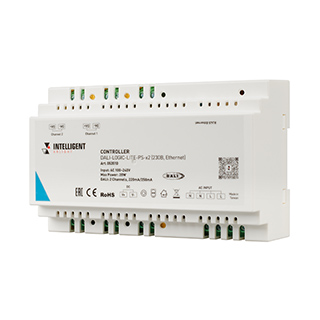 INTELLIGENT ARLIGHT Контроллер DALI-LOGIC-LITE-PS-x2 (230B, Ethernet) (IARL, IP20 Пластик) | Arlight 053510