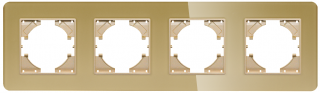 Рамка стеклянная FRM-OMALI-GS-4-GD (Arlight, -) | Arlight 049703
