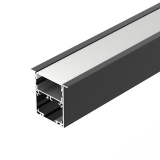 Профиль SL-LINIA52-3L-F-2000 ANOD BLACK (Arlight, Алюминий) | Arlight 044685