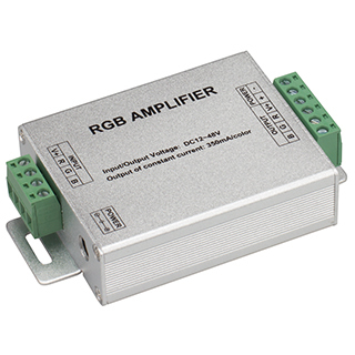 RGB-усилитель LN-350 (12-48V, 3x350mA, 50W) (arlight, IP20 Металл, 1 год) | Arlight 019493
