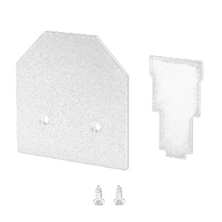 Заглушка MAG-ORIENT-CAP-2653-STR-G (WH) (Arlight, IP20 Металл) | Arlight 056991