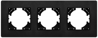 Рамка алюминиевая FRM-AKIRY-SFAL-3-BK (Arlight, -) | Arlight 049741