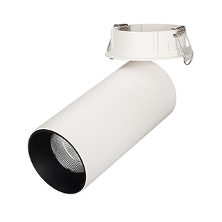 Светильник SP-POLO-BUILT-R65-8W White5000 (WH-BK, 40 deg) (Arlight, IP20 Металл) | Arlight 027261