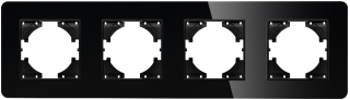 Рамка стеклянная FRM-OMALI-GS-4-BK (Arlight, -) | Arlight 049701