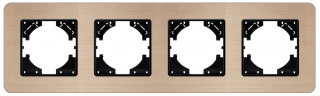 Рамка алюминиевая FRM-AKIRY-AL-4-GD (Arlight, -) | Arlight 049733