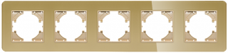 Рамка стеклянная FRM-OMALI-GS-5-GD (Arlight, -) | Arlight 049707