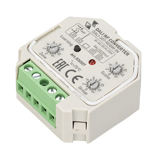 INTELLIGENT ARLIGHT Конвертер RF-сигнала DALI-307-RGBW-IN (DALI-BUS, RF, PUSH) (IARL, -) | Arlight 026507