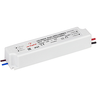 Блок питания ARPV-LV24020-A (24V, 0.8A, 20W) (Arlight, IP67 Пластик) | Arlight 018979