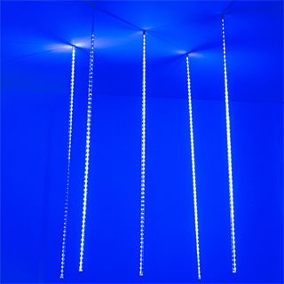 Светодиодная гирлянда ARD-ICEFALL-CLASSIC-D12-1000-5PCS-CLEAR-120LED-LIVE BLUE (230V, 11W) (Ardecoled, IP65) | Arlight 026053