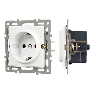 Механизм электрической розетки SCT-GP-MEU-PL-WH (250V, 16A) (Arlight, -) | Arlight 043739