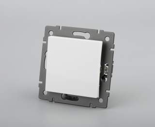 Механизм выключателя одноклавишный перекрёстный SWT-MKX1-PL-WH-V (250V, 10A) (Arlight, -) | Arlight 049875