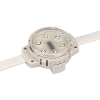 Модуль управляемый SOLEX-DMX-3535-6-24V RGB 120deg (D40x16mm, 30cm, 1.5W, IP67) (Arlight, -) | Arlight 035300