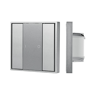INTELLIGENT ARLIGHT Кнопочная панель DALI-201-23-1G-DIM-DT6-IN Silver (BUS, Frame) (IARL, IP20 Металл) | Arlight 048181