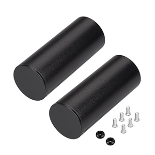 Заглушка ROUND-D36-360 BLACK с отверстием (Arlight, Металл) | Arlight 050534