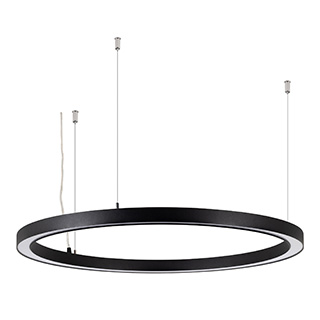 Светильник SP-CIRCLE-HANG-O3535-D1200-75W Warm3000 (RAL9005, 120 deg, 230V) IP40 LED (Arlight, Алюминий) | Arlight 049372