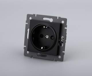 Механизм электрической розетки SCT-MEU1-PL-BK-V (250V, 16A) (Arlight, -) | Arlight 049815