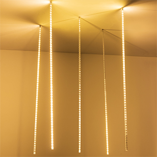 Светодиодная гирлянда ARD-ICEFALL-CLASSIC-D12-1000-5PCS-CLEAR-120LED-LIVE WARM (230V, 11W) (Ardecoled, IP65) | Arlight 026055