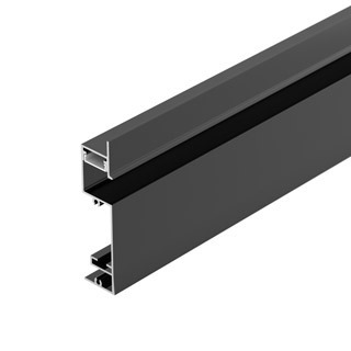 Профиль PLINTUS-H73-F-2000 BLACK (Arlight, Алюминий) | Arlight 043480