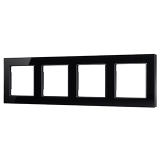 Рамка стеклянная FRM-GLARE-GS-4-BK (Arlight, -) | Arlight 043803