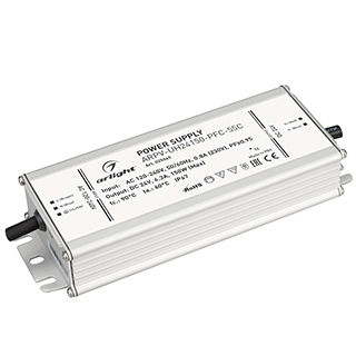 Блок питания ARPV-UH24150-PFC-55C (24V, 6.3A, 150W) (Arlight, IP67 Металл) | Arlight 025045