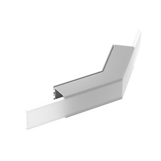 Угол PLS-LOCK-H25-L135W внешний (с экраном MAT-L) (Arlight, Металл) | Arlight 026137