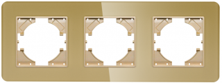 Рамка стеклянная FRM-OMALI-GS-3-GD (Arlight, -) | Arlight 049699