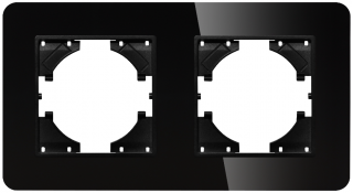 Рамка стеклянная FRM-OMALI-GS-2-BK (Arlight, -) | Arlight 049693