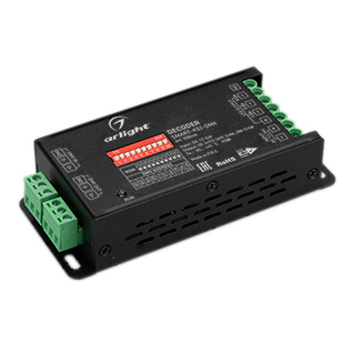 Декодер SMART-K52-DMX (12-24V, 3x8A) (Arlight, IP20 Металл) | Arlight 028446