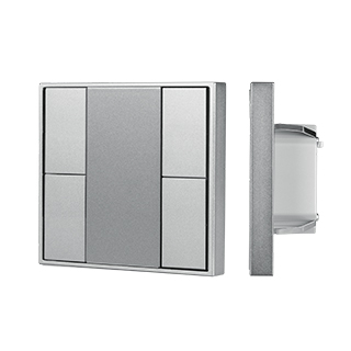 INTELLIGENT ARLIGHT Кнопочная панель DALI-201-23-4K-D2-IN Silver (BUS, Frame) (IARL, IP20 Металл) | Arlight 048223
