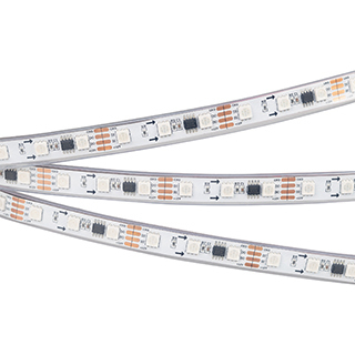 Лента SPI-5000P-RAM-5060-60 12V Cx3 RGB-Auto (12mm, 12W/m, IP66) (Arlight, Закрытый, IP66) | Arlight 028873