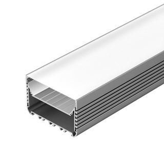 Профиль с экраном ALU-POWER-W8070-2000 ANOD+FROST (Arlight, Алюминий) | Arlight 018952